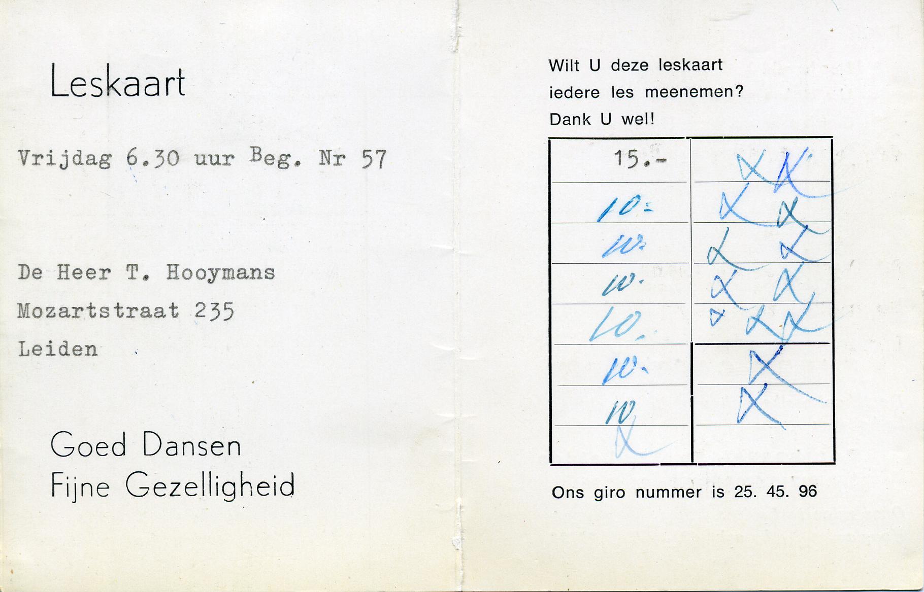 Evert Castelein leskaart